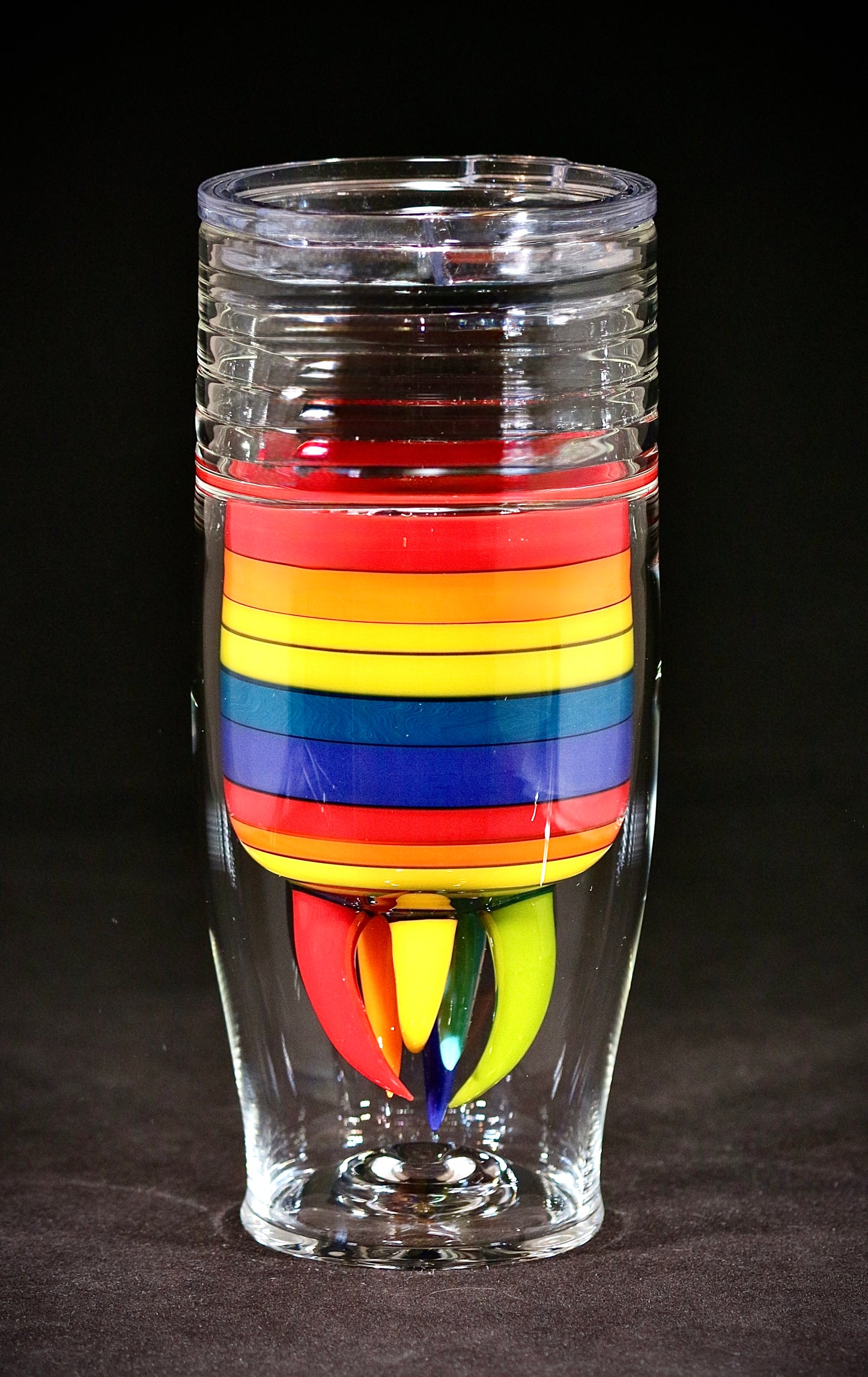 Alejandro glass Collab. Insulator w/lid