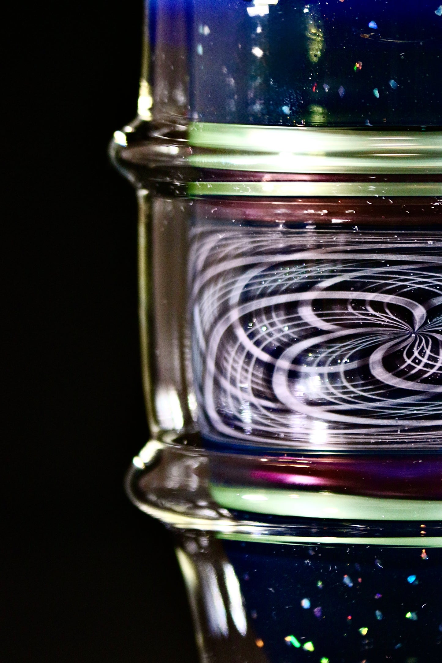 Pyro glass colab insulator with lid 16 ounce