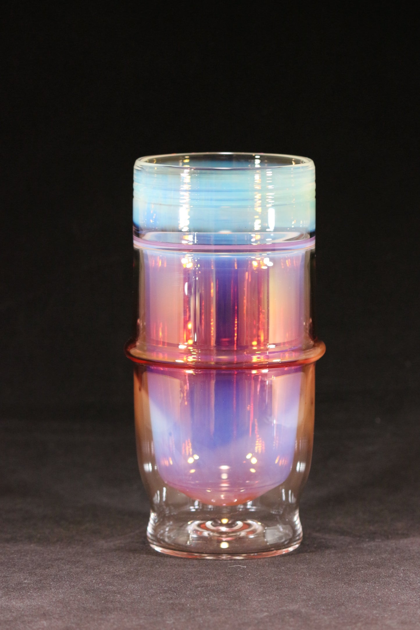 Gold insulator w/lid 19 ounce