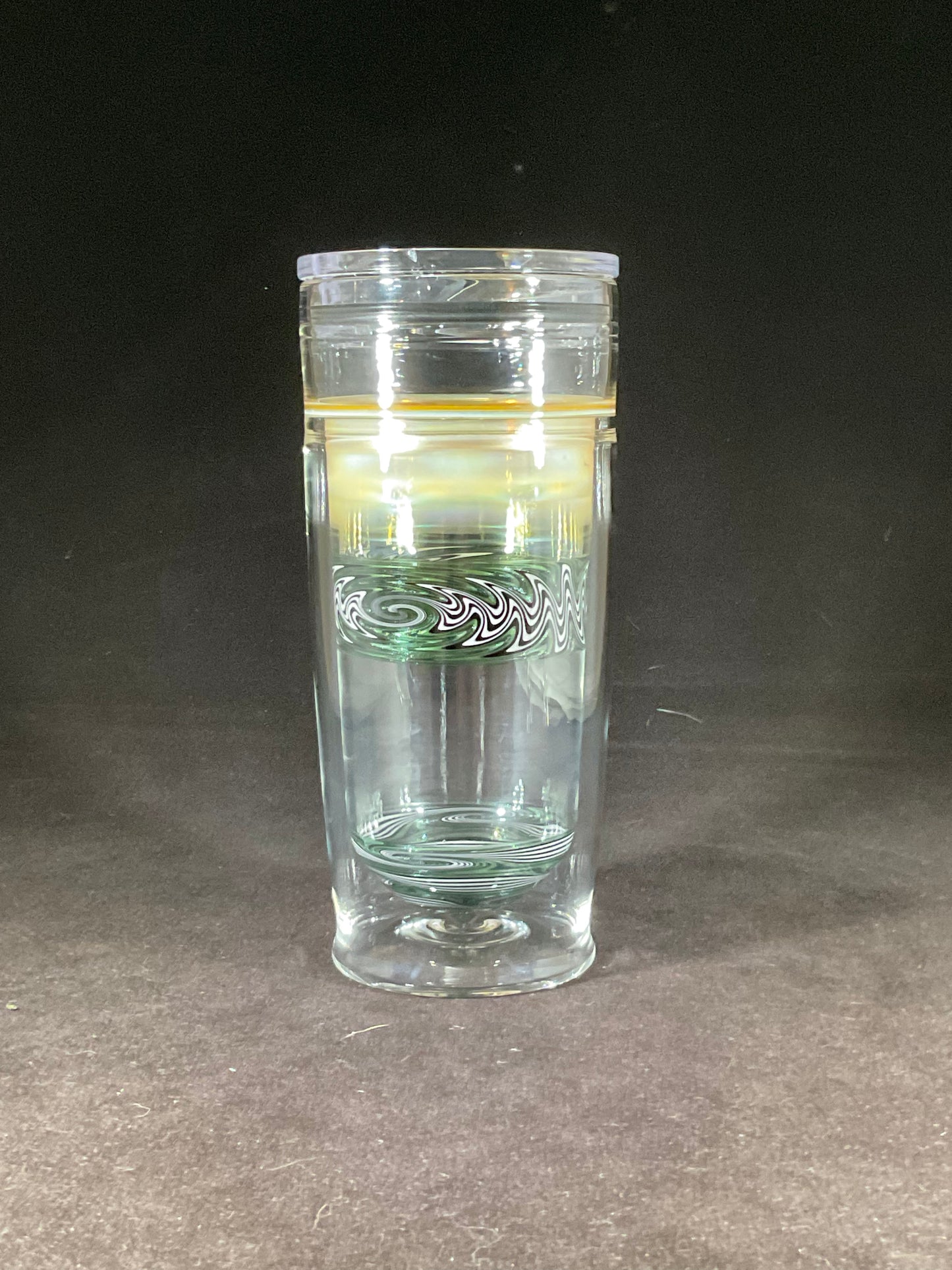 Fancy insulator.  W/lid